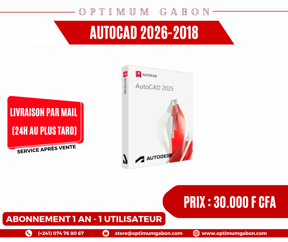 AutoCAD - Licence éducative annuelle - 1 Utilisateur