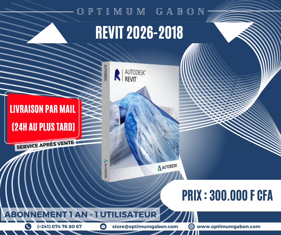 REVIT - Licence commerciale annuelle - 1 Utilisateur