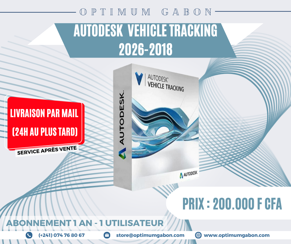 VEHICLE TRACKING - Licence commerciale annuelle  - 1 Utilisateur