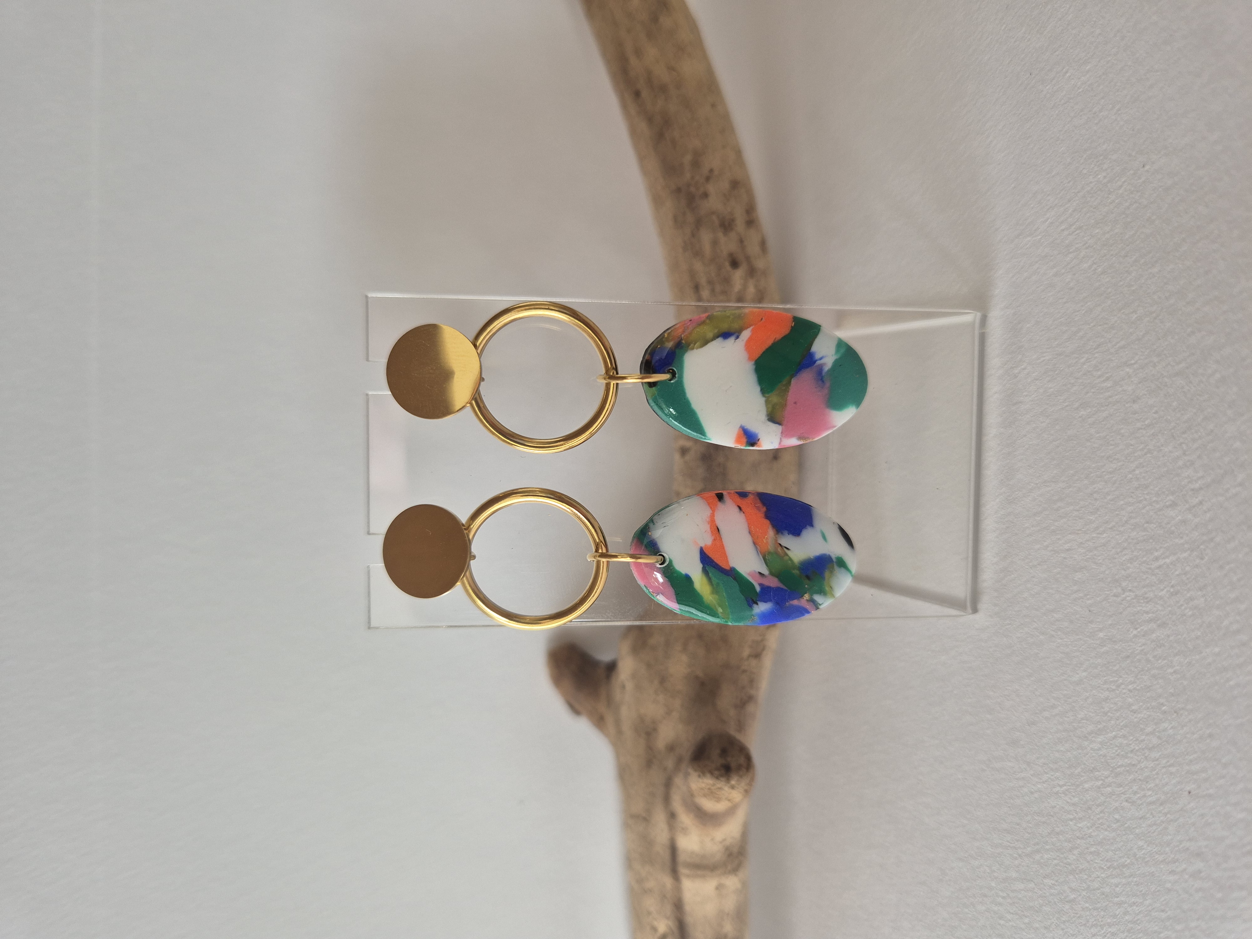 Boucles d'oreilles acier inoxydable