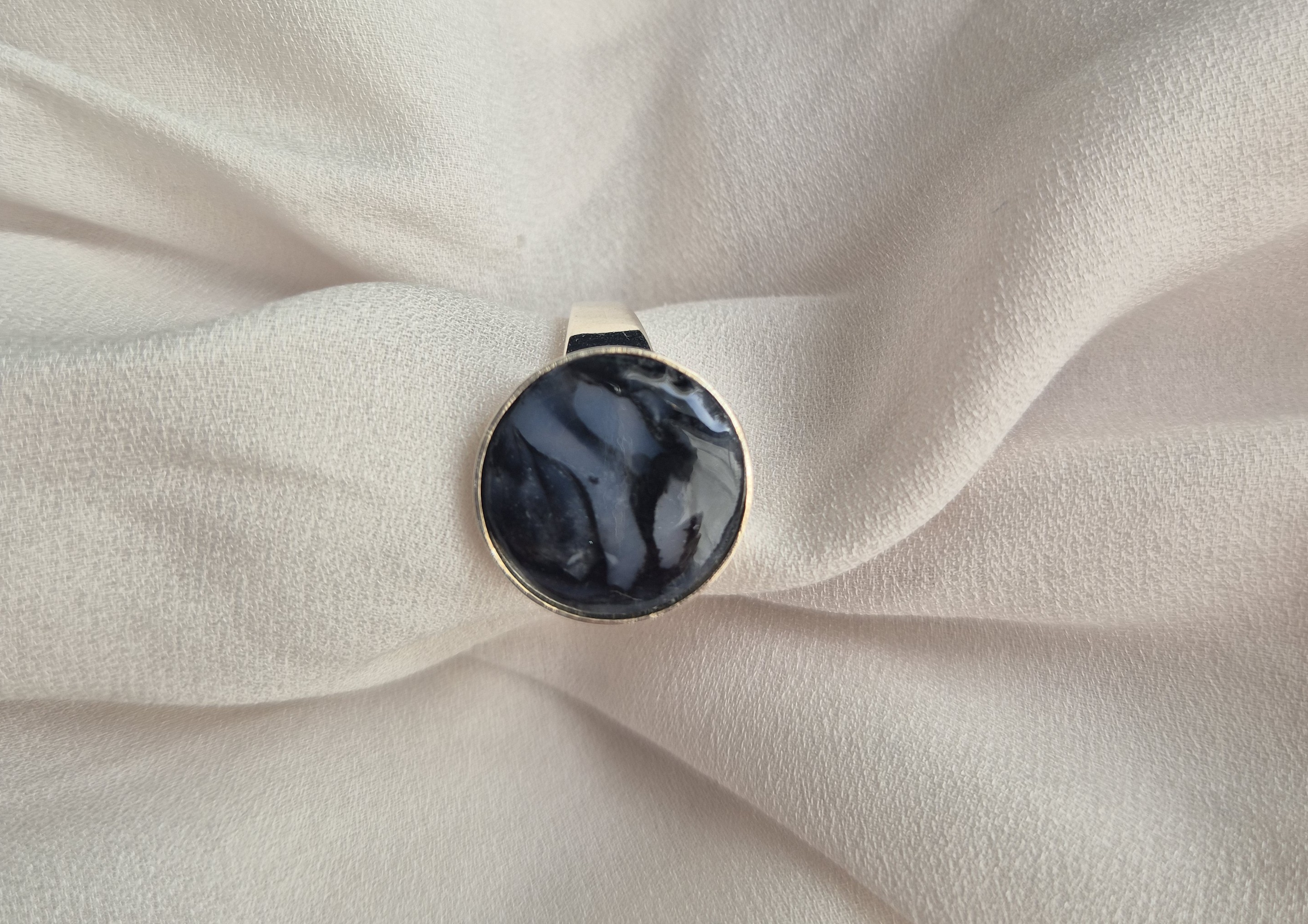 Bague plaquée argent fin – création artisanale Joséphine v.s