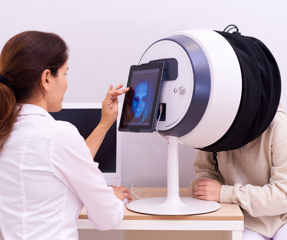 Analyse de la Peau par Skin Analyser