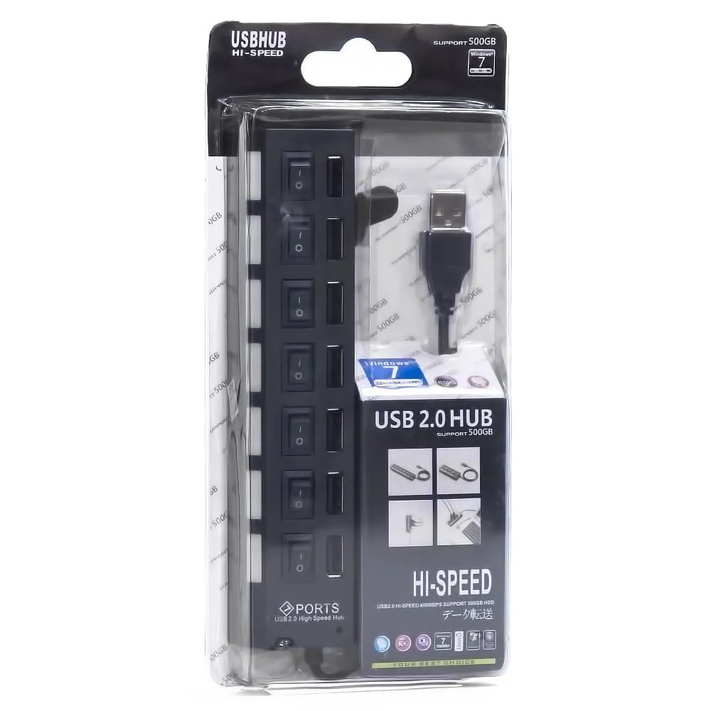 Multiplicador USB 7 puertos