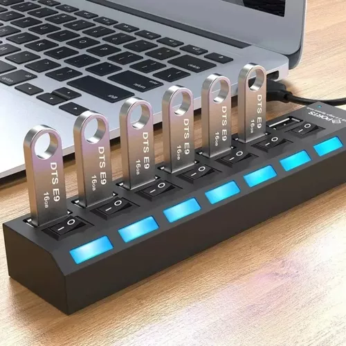 Multiplicador USB 7 puertos