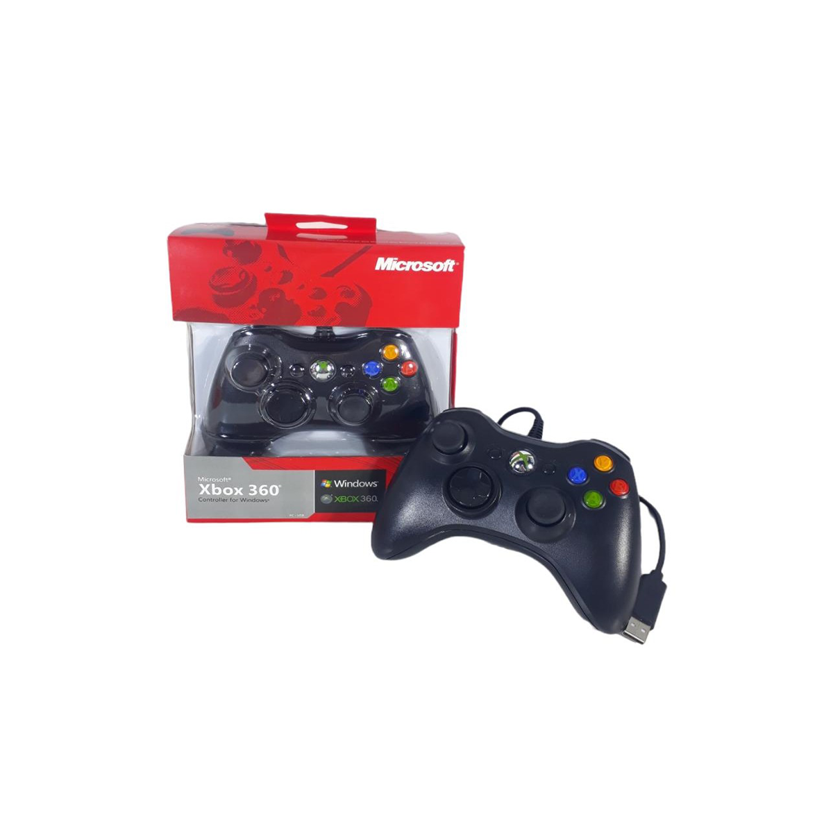 Joystick Xbox 360 Para Xbox & Pc Con Cable Njx301