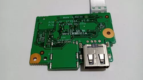 Placa Usb + Flex Netbook Sf20pa 15-fw8-051000 G7 G9