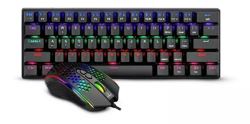 Kit Gamer Mecánico T-dagger Tgs008 Main Force Negro 60% Full
