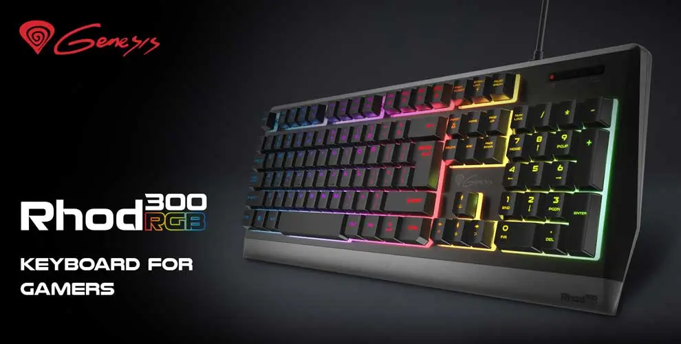 Teclado Genesis RHOD 300 RGB Español