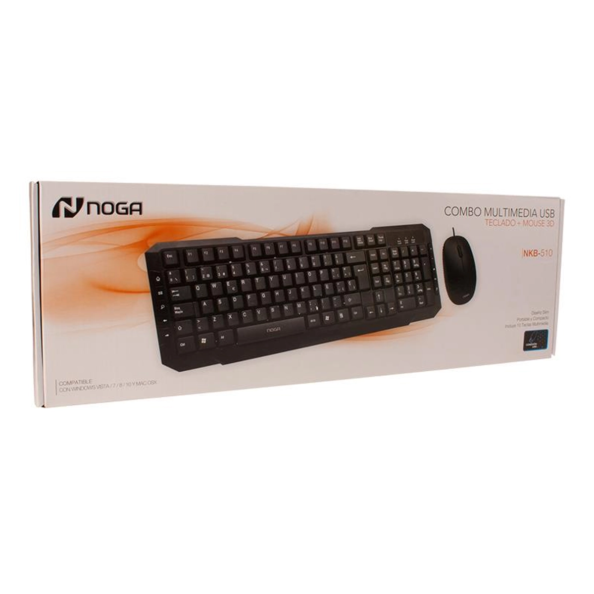 Teclado y mouse 2-1 Noga NKB-510