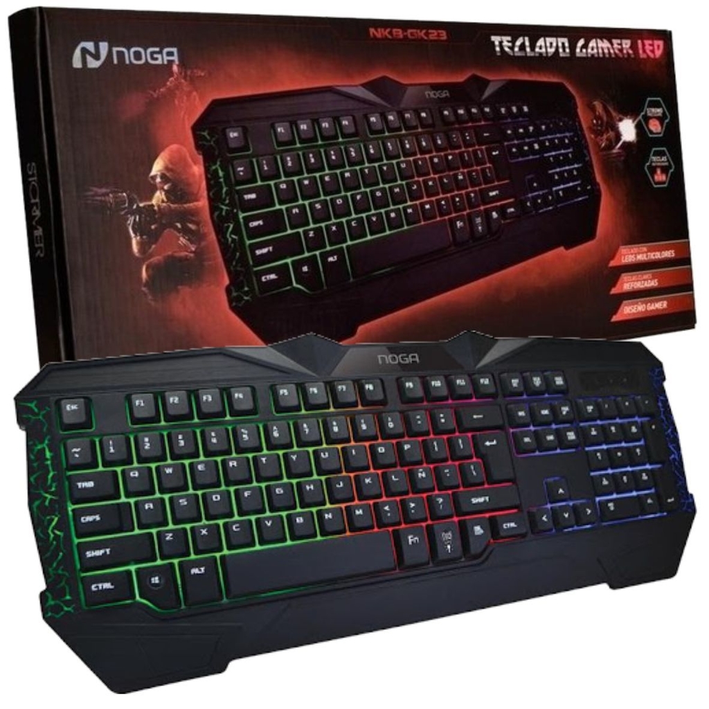 TECLADO GAMER NOGA STORMER RETROILUMINADO NKB-GK23