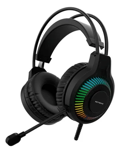 Auriculares con luces RGB Netmak