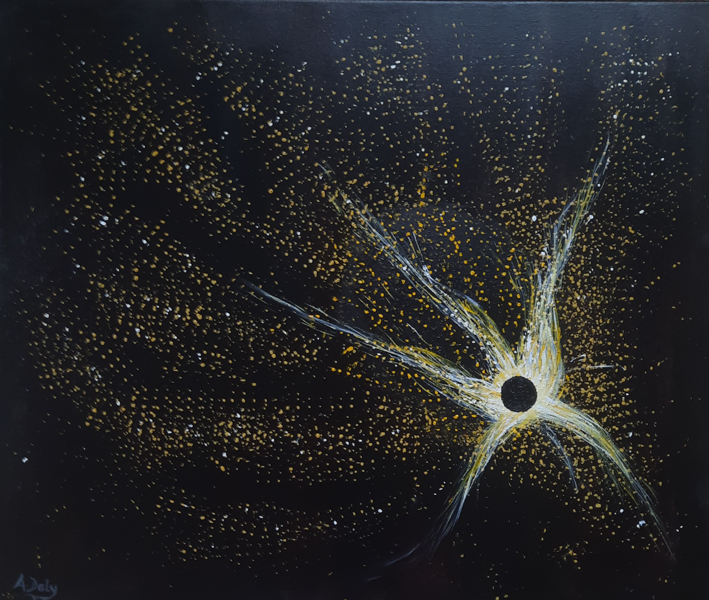 "STAR FLIGHT"  ( On canvas)