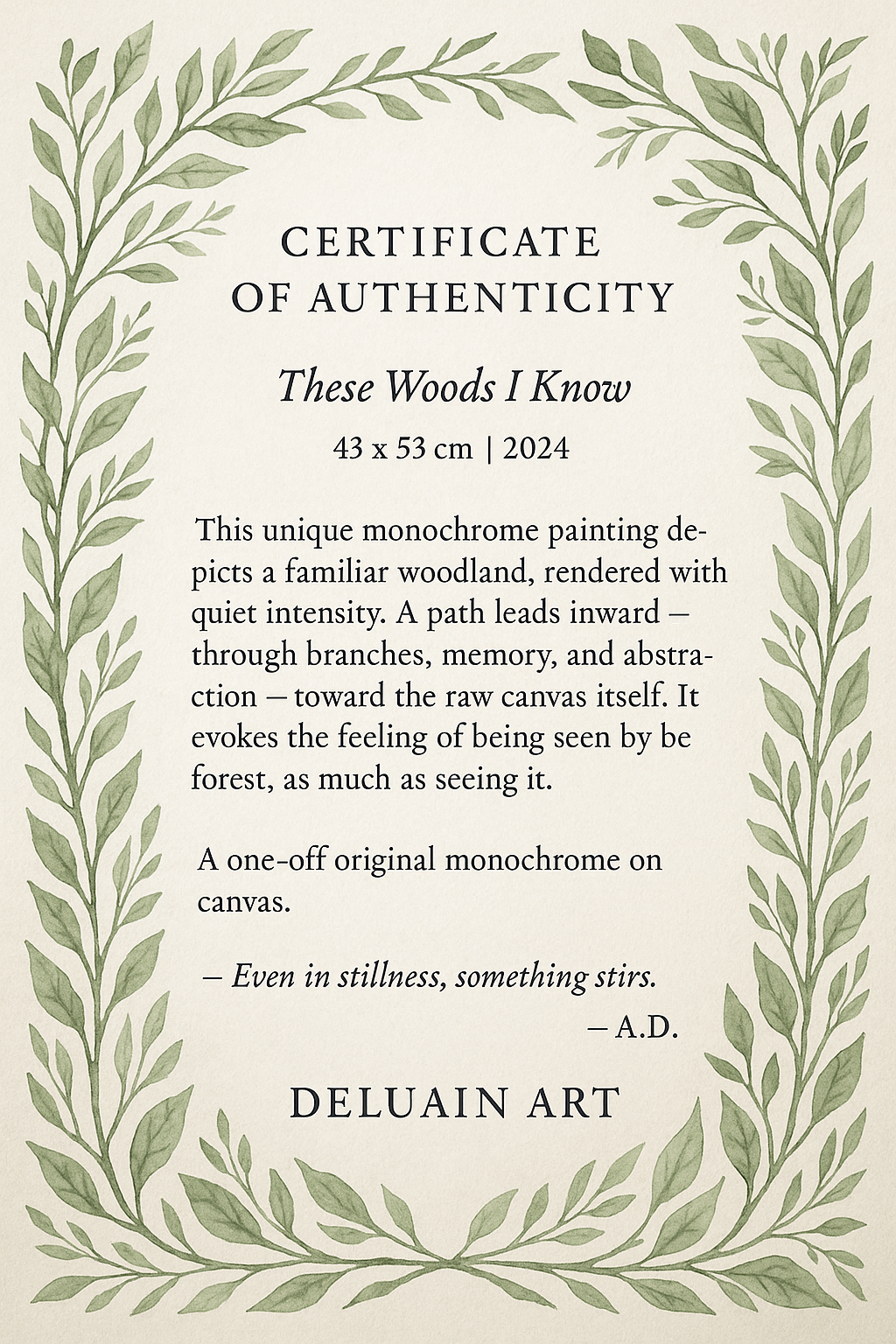 These Woods I Know