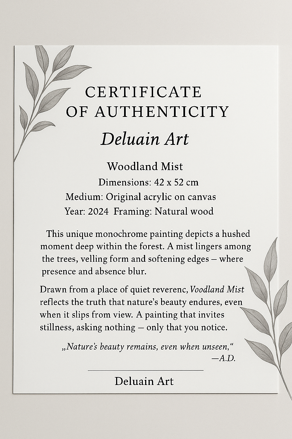 Woodland Mist