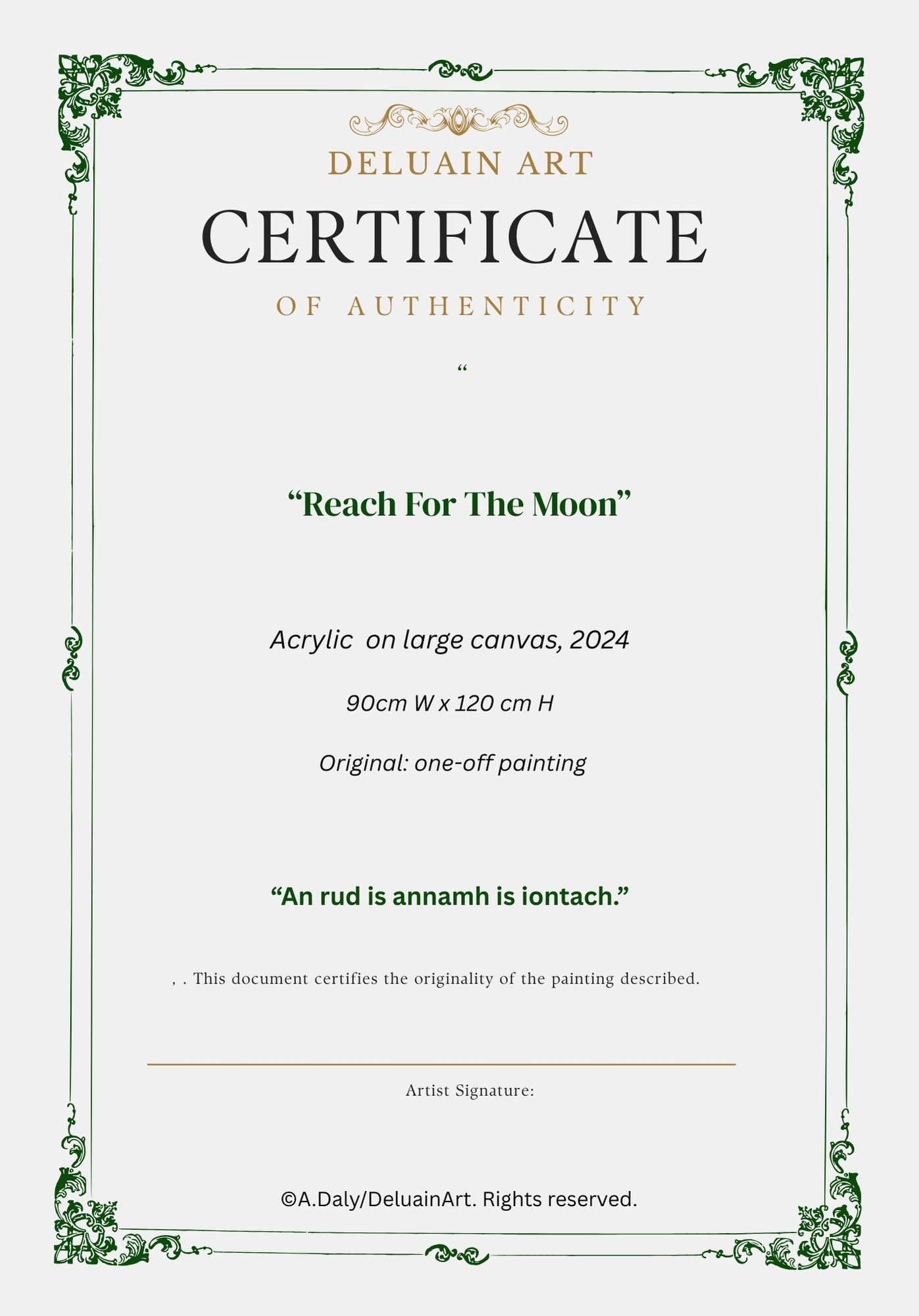 Reach For The Moon