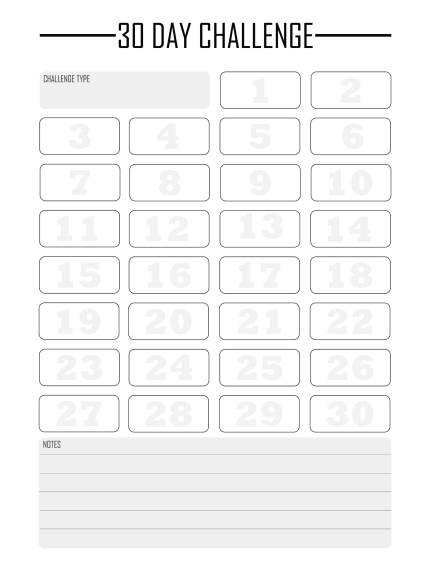 Workout Planner Templates