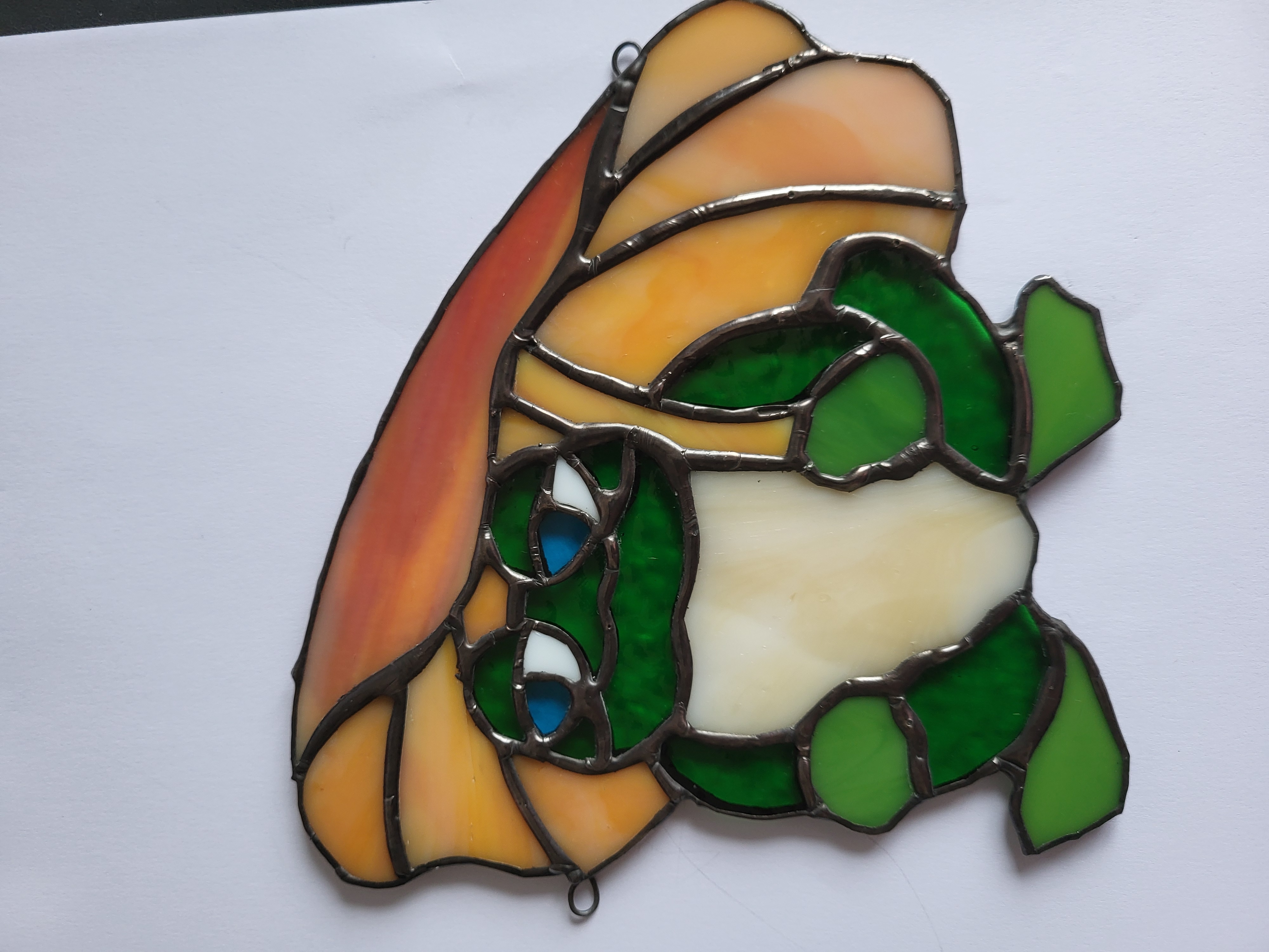 Frog with lily pad umbrella
