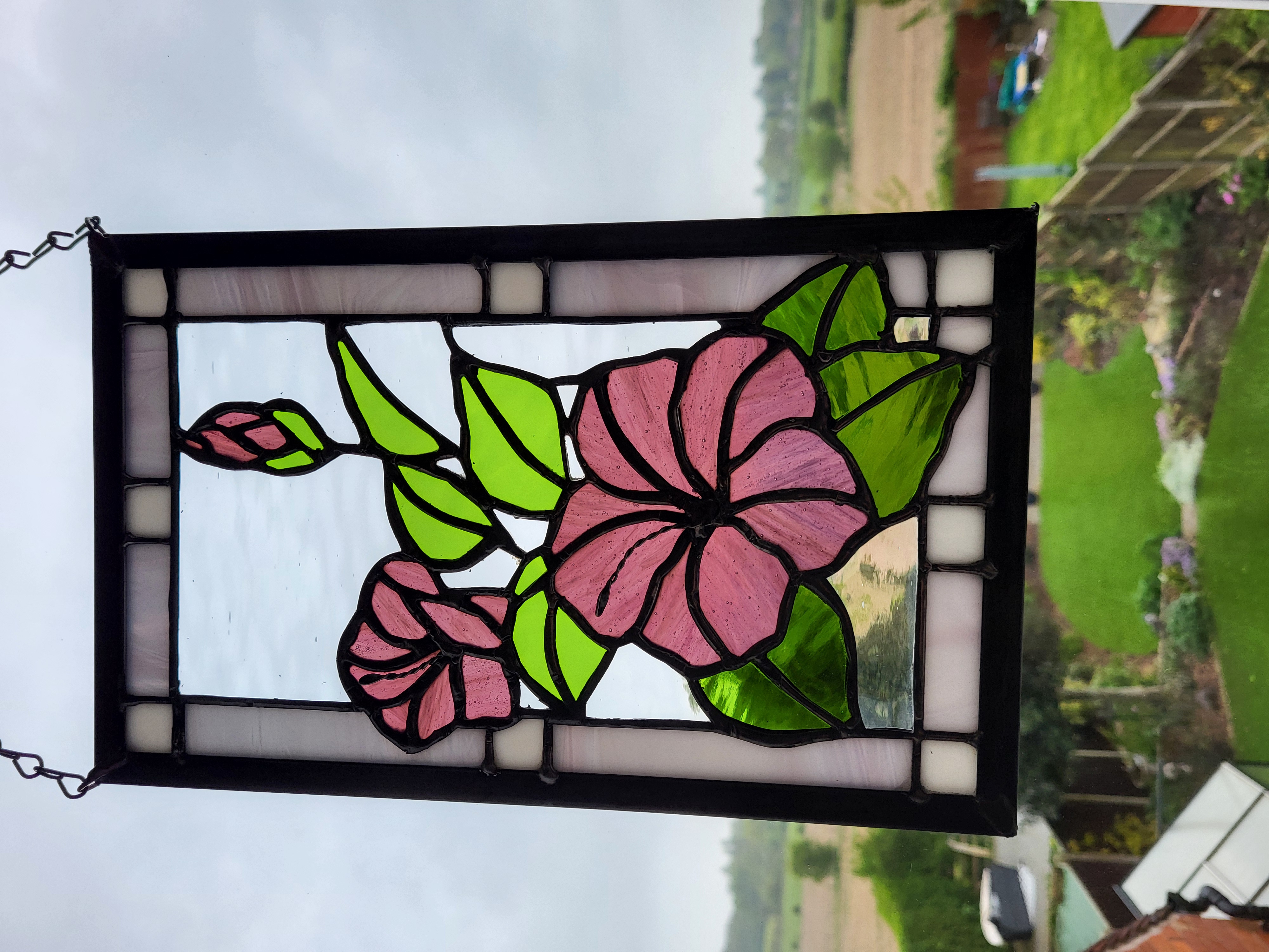 Hibiscus flower panel