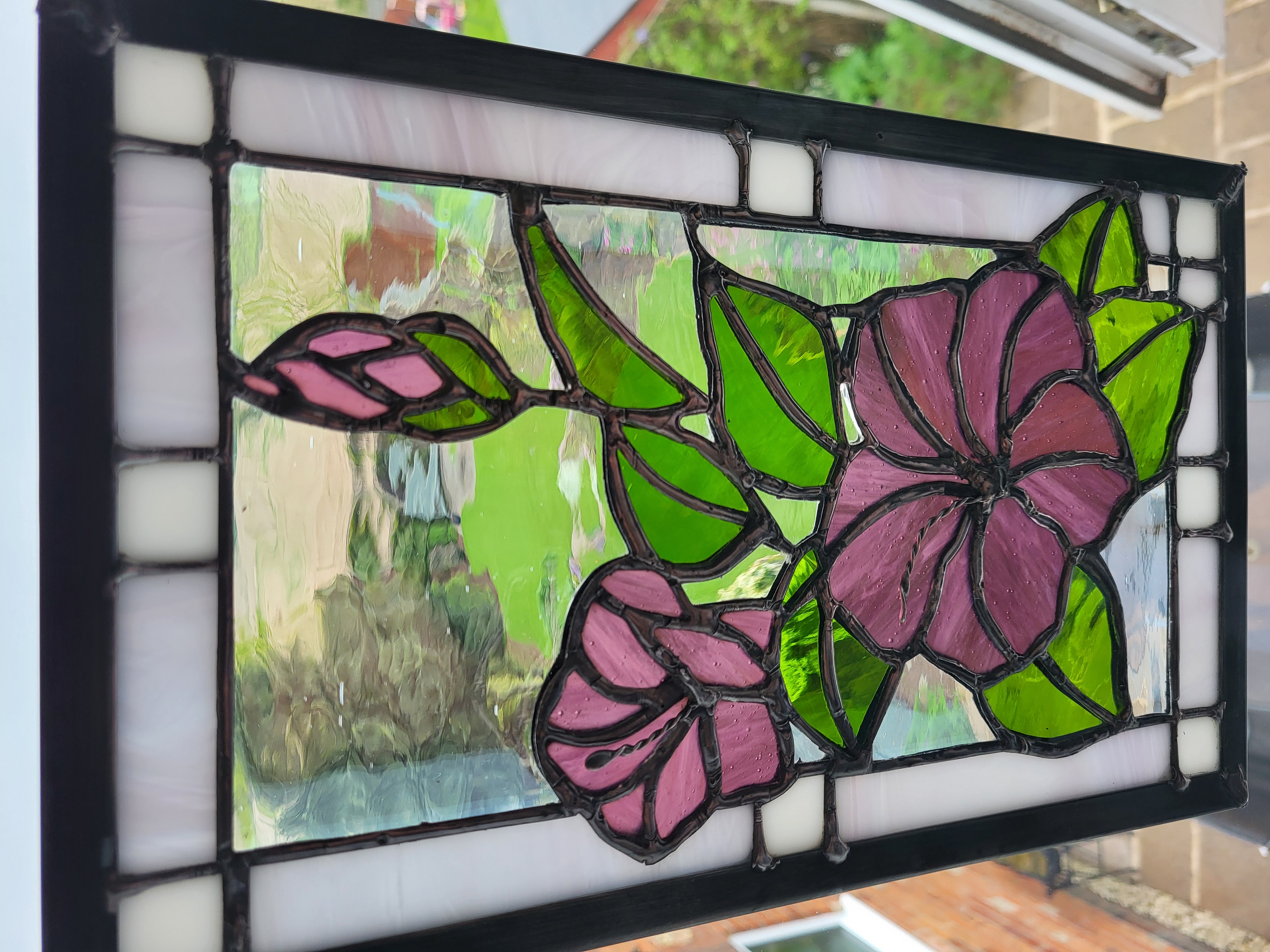 Hibiscus flower panel