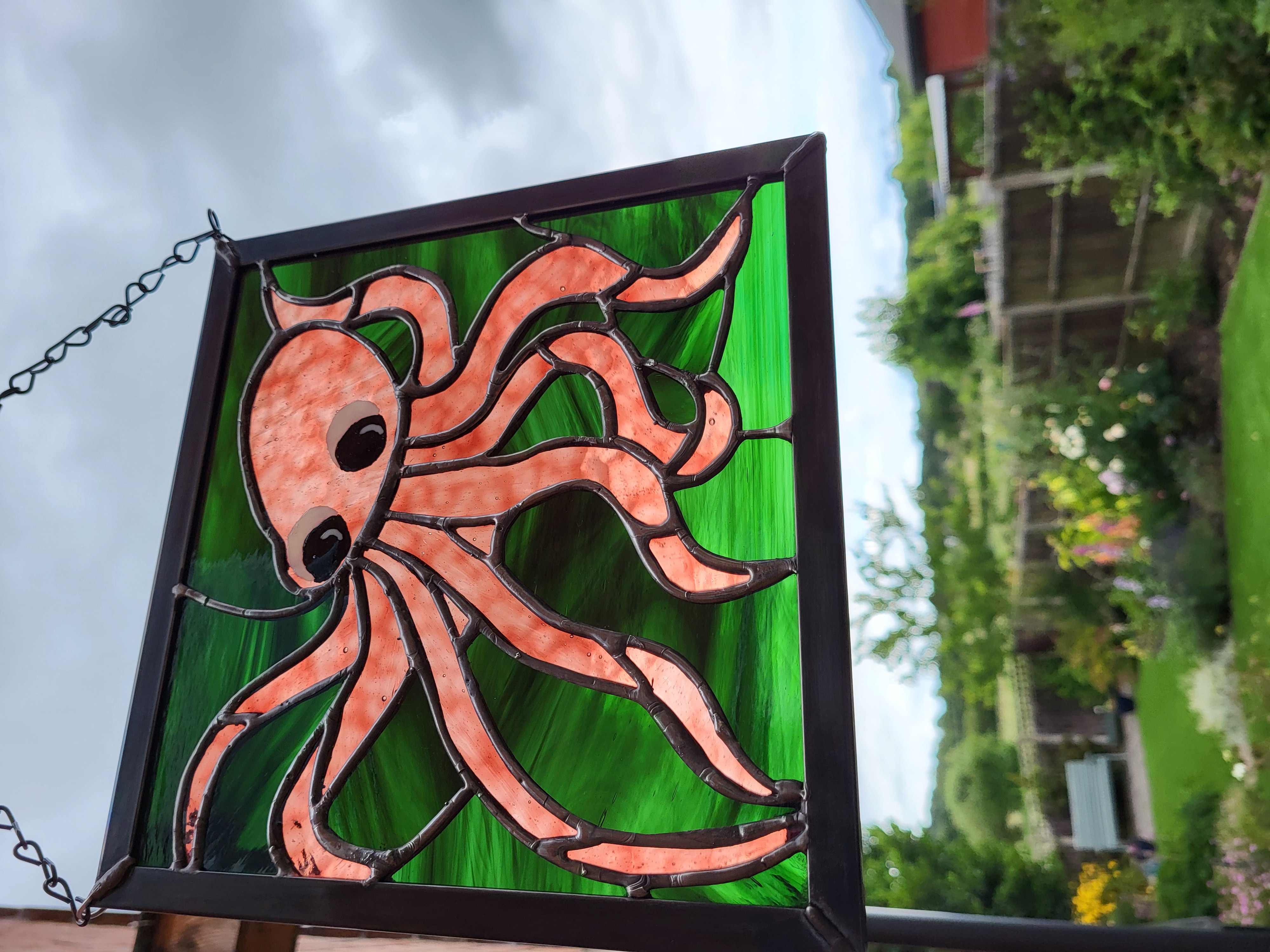 Octopus suncatcher 
