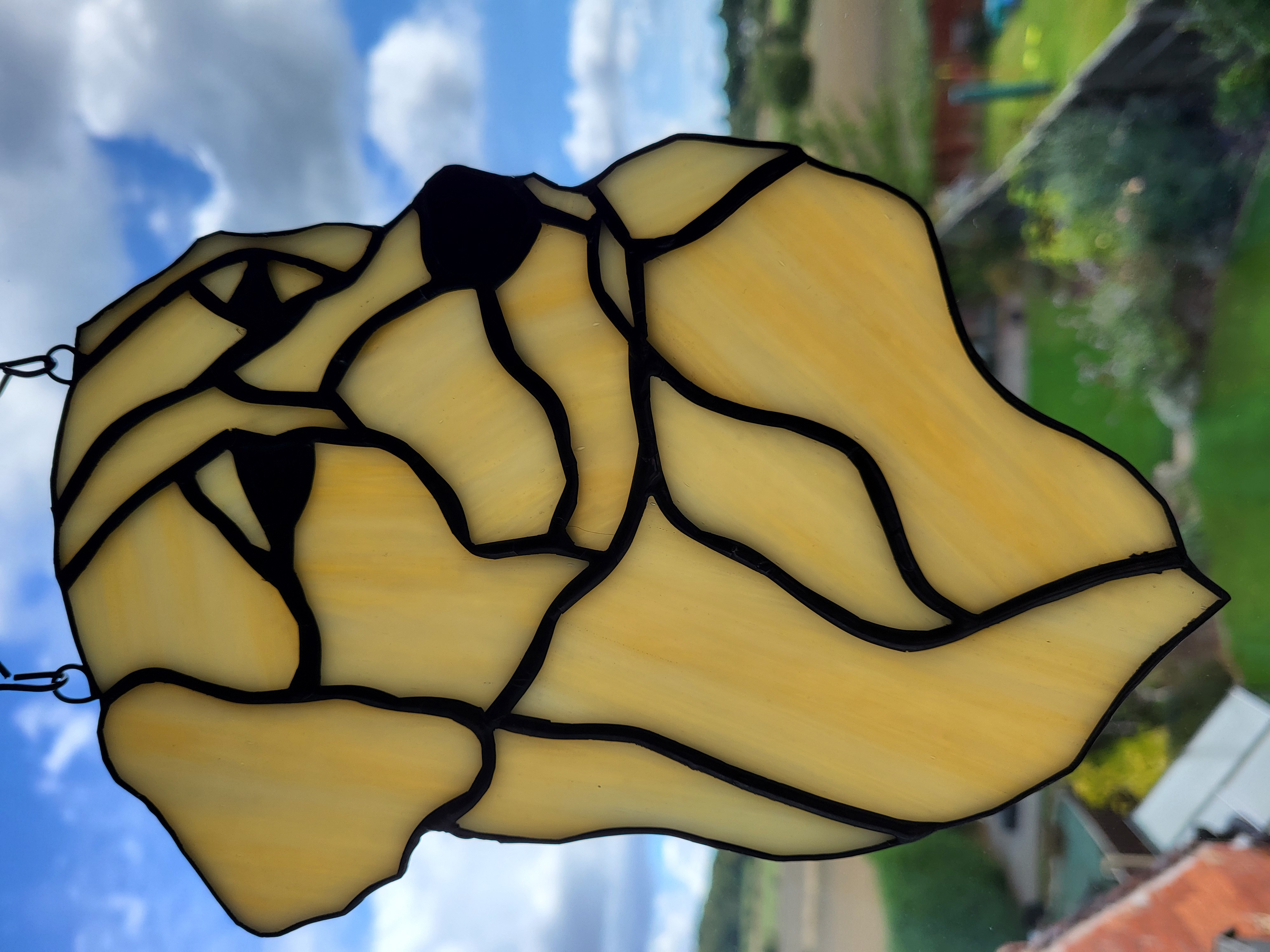 Golden retriever suncatcher 