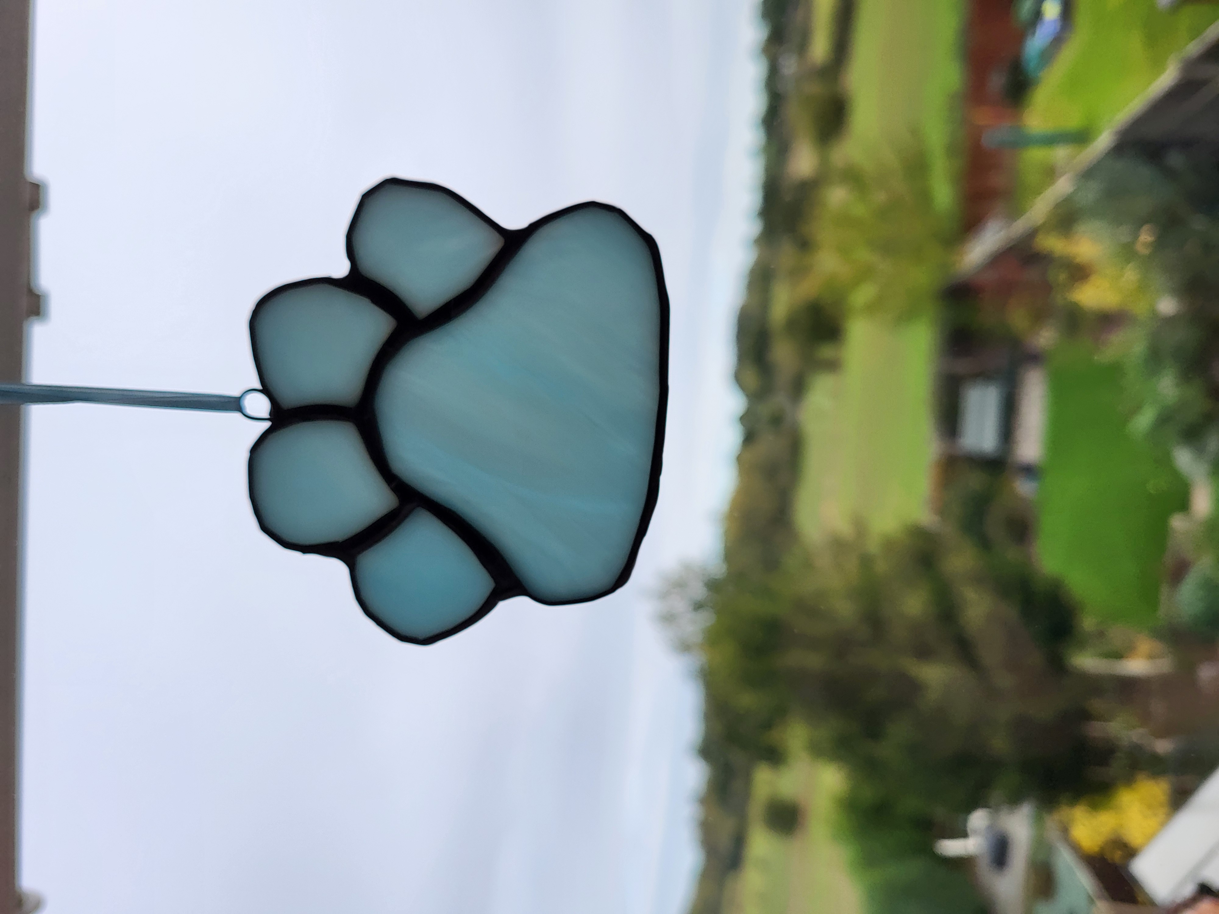 Stained Glass Paw Print