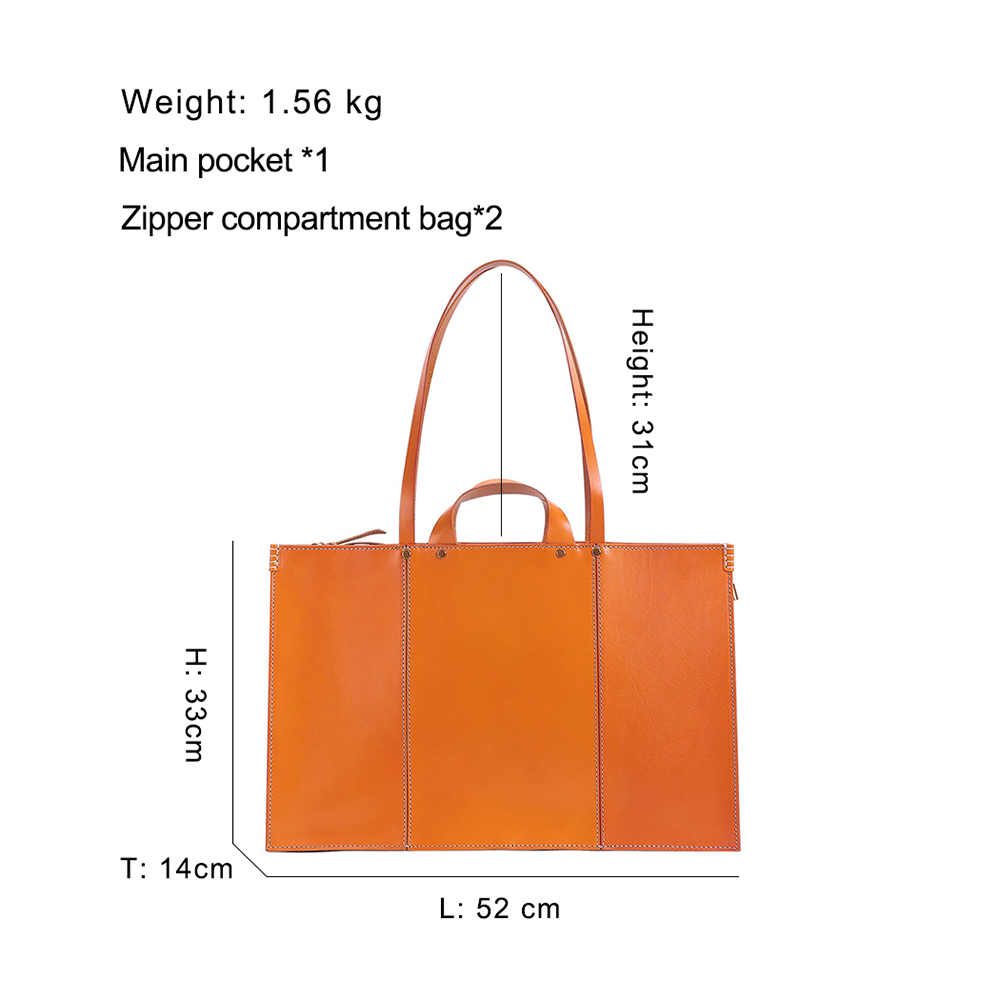 Stylish Orange Handbag