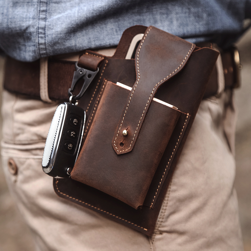 Crazyhorse Leather Waist Bag