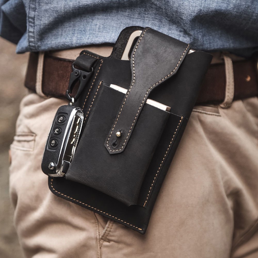 Crazyhorse Leather Waist Bag