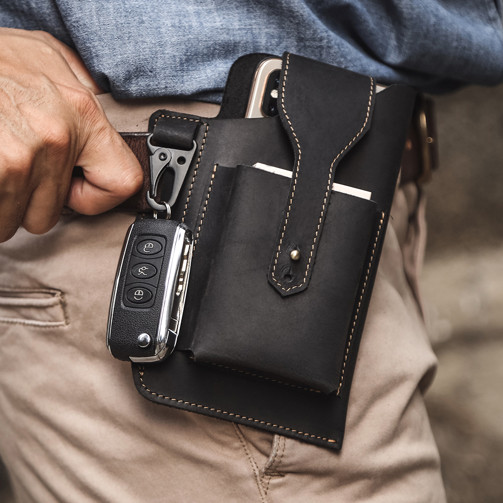 Crazyhorse Leather Waist Bag