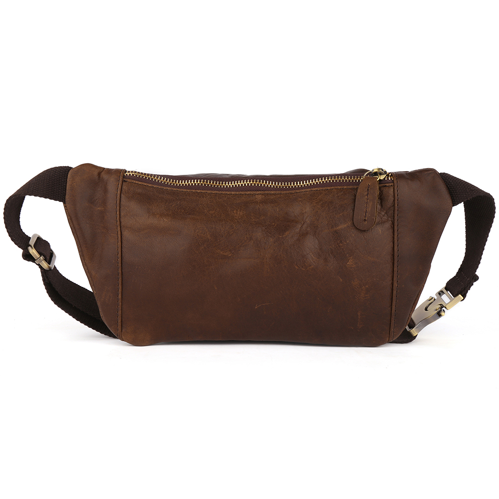 Premium Genuine Cowhide Leather Chest Bag - The Perfect Blend of Style and Functionality