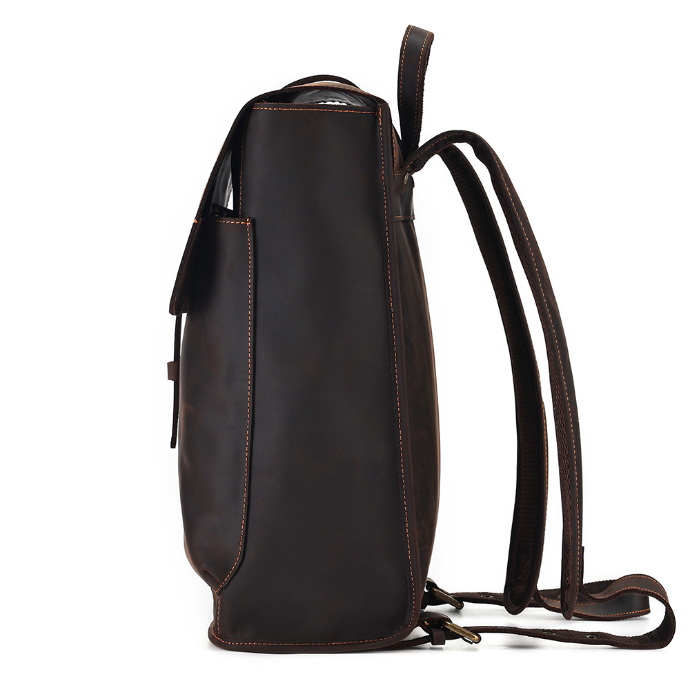 Premium Genuine Cowhide Leather Backpack - Style and Function Combined