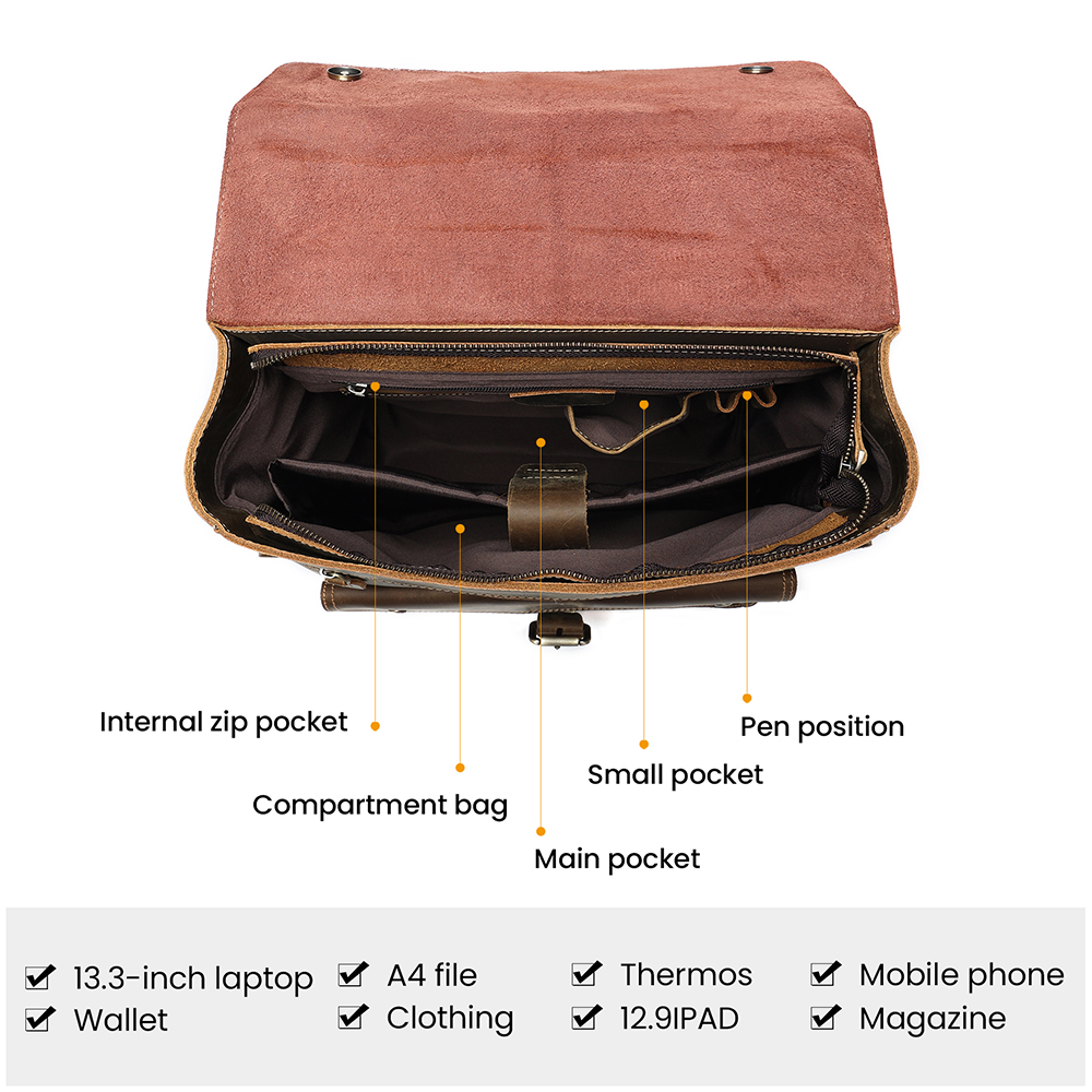 Exquisite Genuine Cowhide Leather Backpack - The Pinnacle of Luxury and Utility