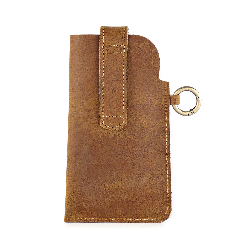 Luxury Genuine Cowhide Leather Waist Bag - Style and Convenience in One