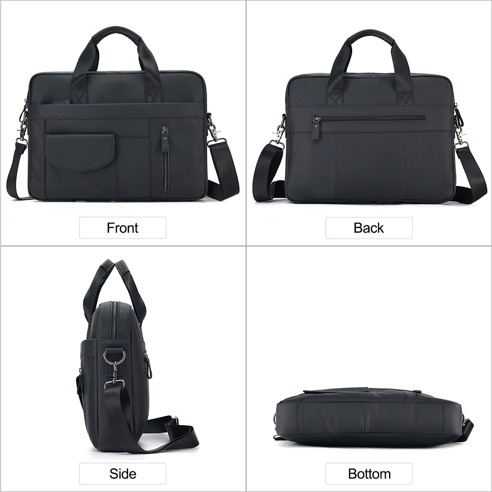 Top Quality Vintage Crazy Horse Leather Briefcase - Timeless Elegance and Robust Durability