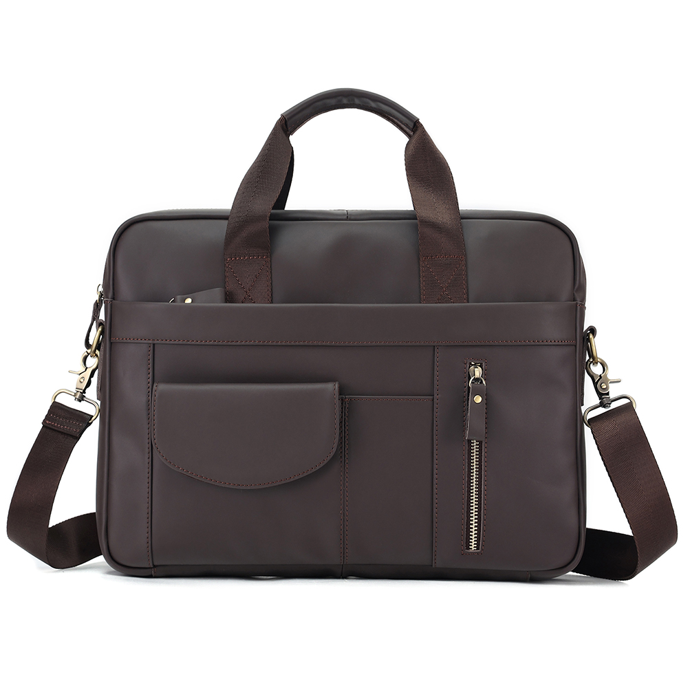 Top Quality Vintage Crazy Horse Leather Briefcase - Timeless Elegance and Robust Durability