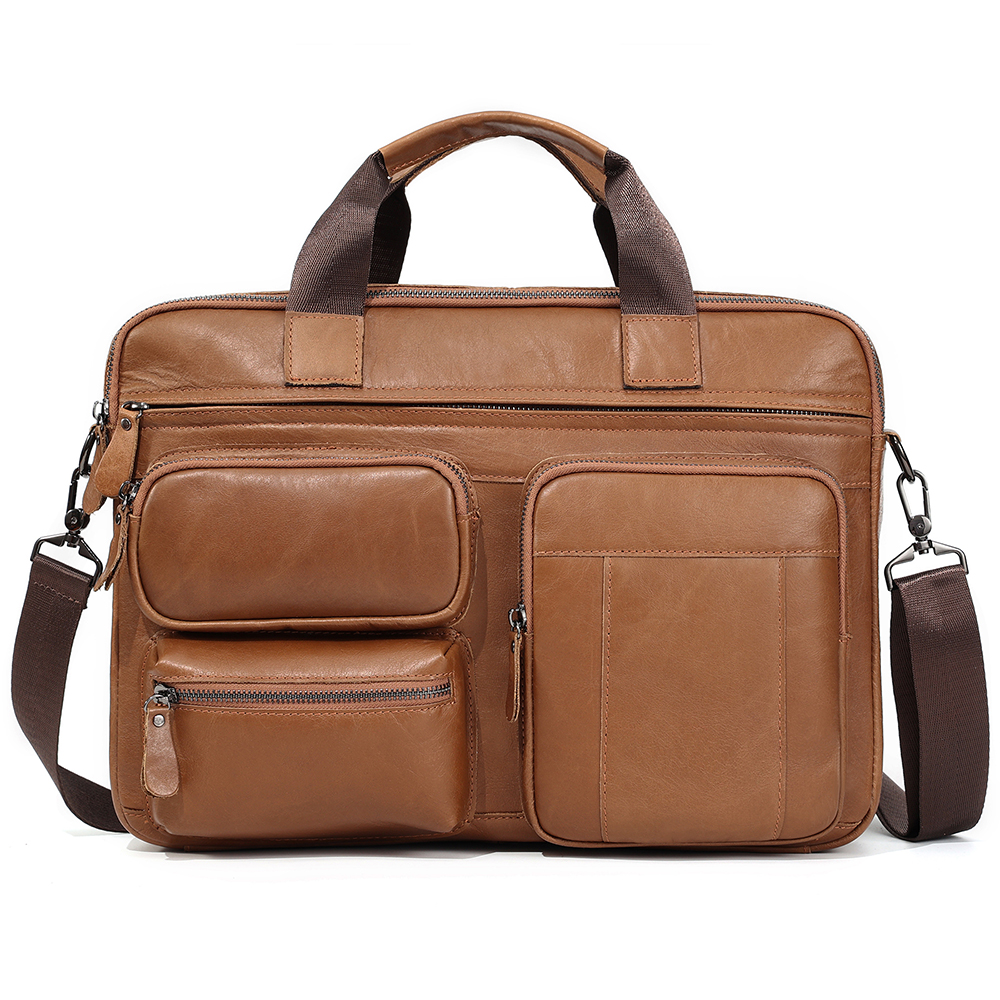 High-Value Genuine Leather Briefcase - Premium Quality at an Affordable Price
