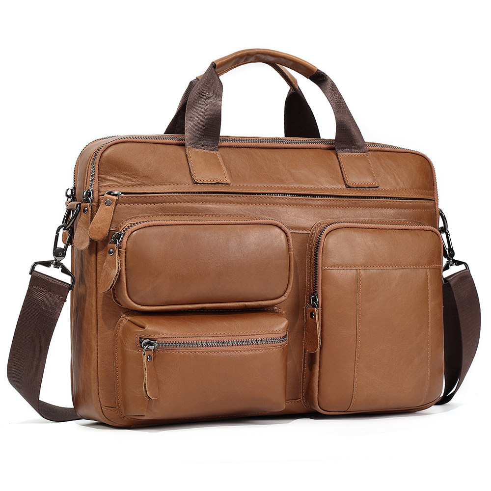 High-Value Genuine Leather Briefcase - Premium Quality at an Affordable Price