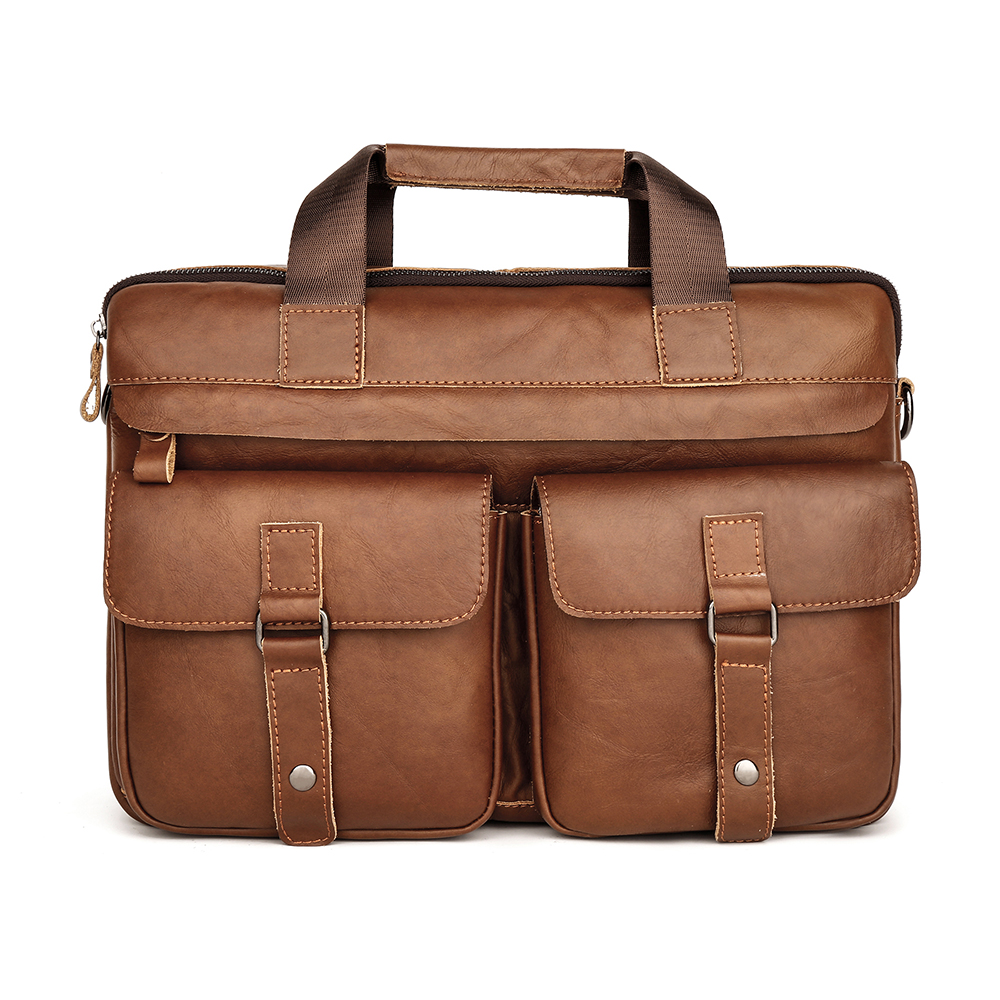 High-Value Genuine Leather Briefcase - Premium Quality at an Affordable Price