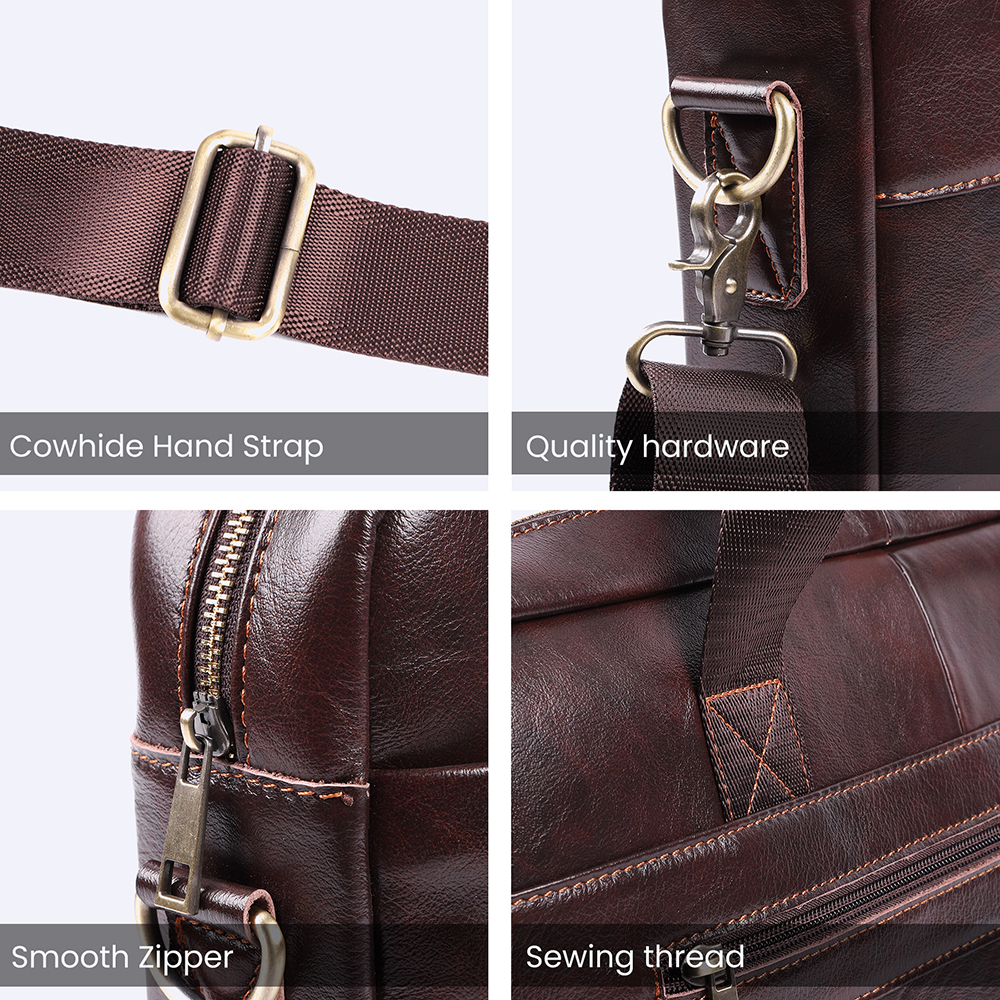 High-Value Genuine Leather Briefcase - Premium Quality at an Affordable Price