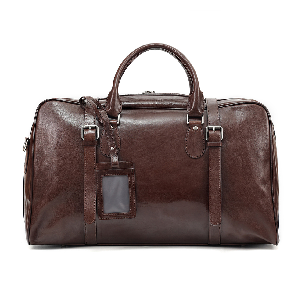Luxury Genuine Cowhide Leather Travel Bag - High-End Elegance at a Reasonable Price