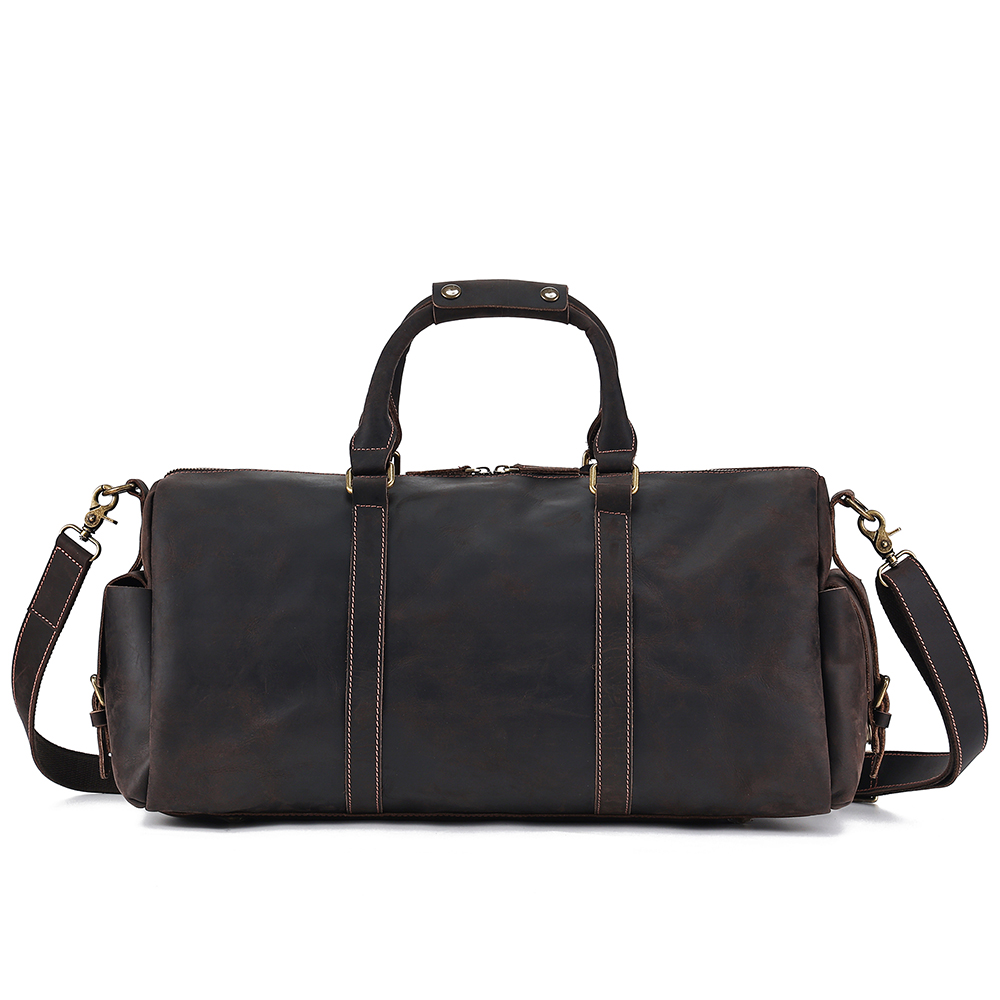 Ultimate Luxury Genuine Cowhide Leather Travel Bag - Journey in Style
