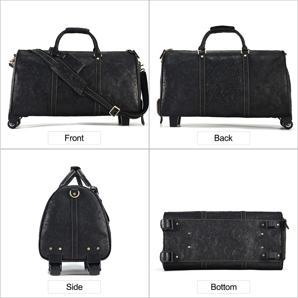 Royal Quality Genuine Leather Travel Bag - Supreme Elegance and Superior Craftsmanship
