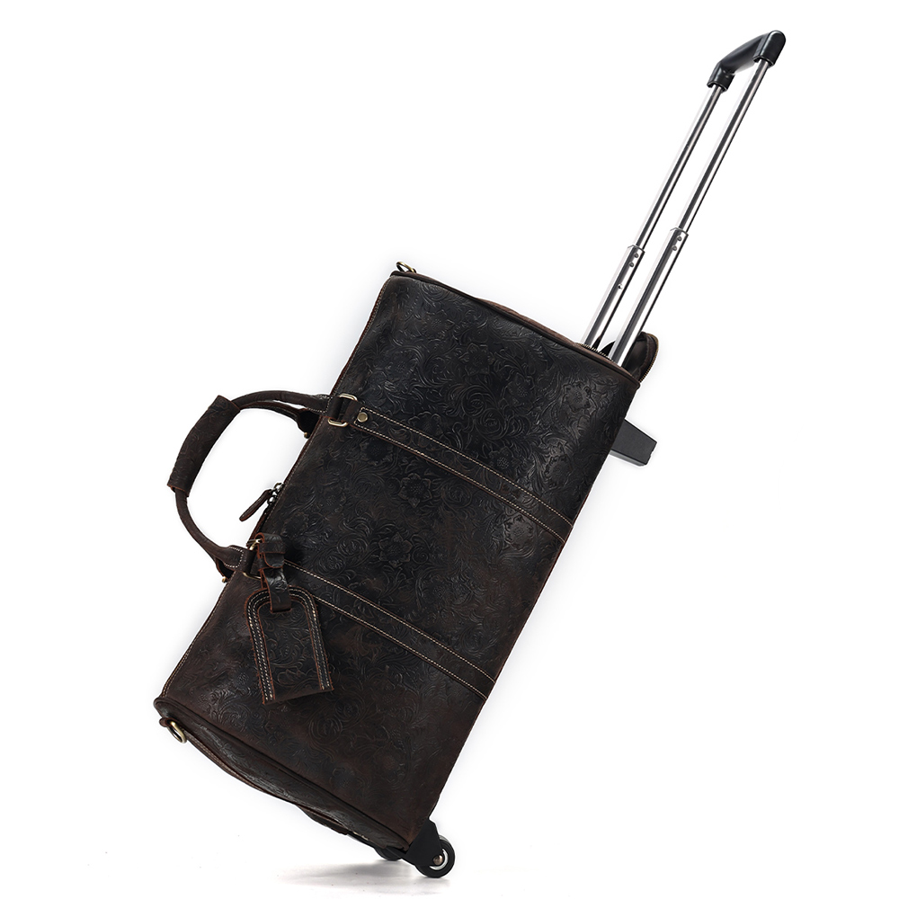 Royal Quality Genuine Leather Travel Bag - Supreme Elegance and Superior Craftsmanship