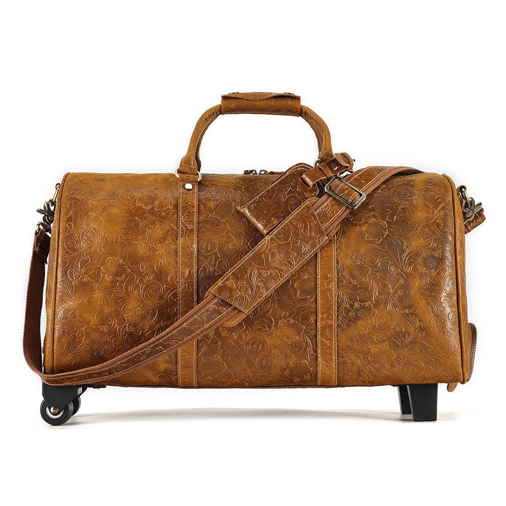 Royal Quality Genuine Leather Travel Bag - Supreme Elegance and Superior Craftsmanship