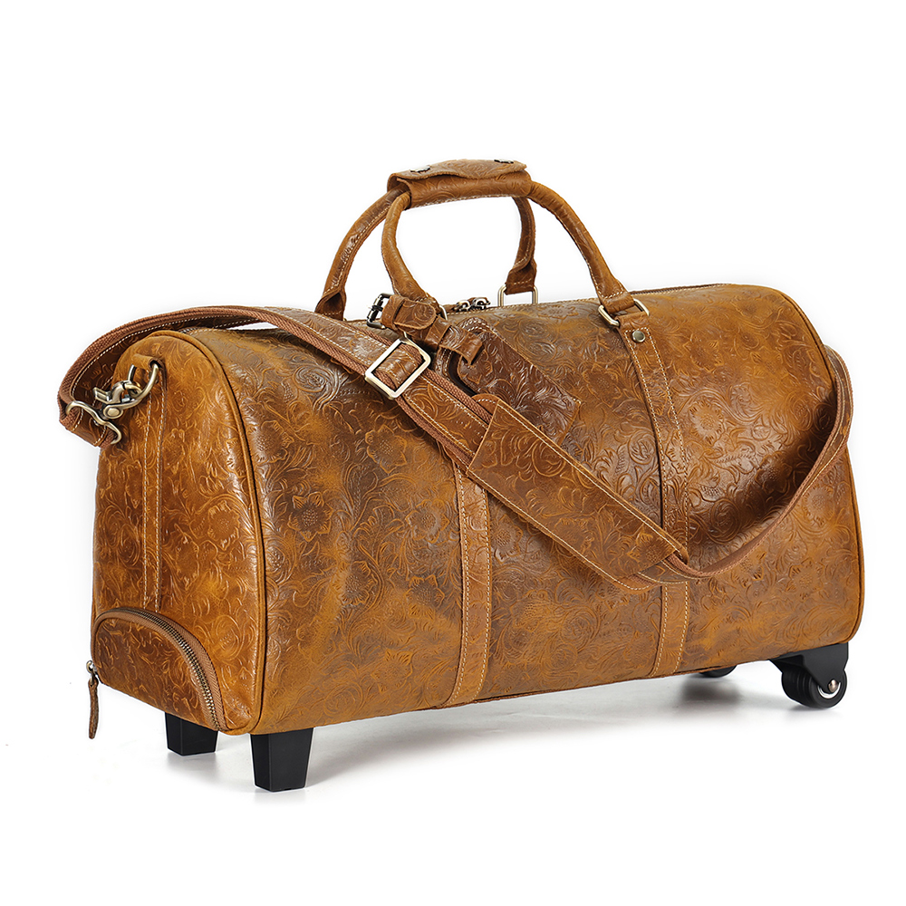 Royal Quality Genuine Leather Travel Bag - Supreme Elegance and Superior Craftsmanship
