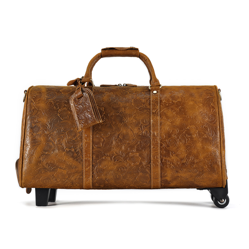 Royal Quality Genuine Leather Travel Bag - Supreme Elegance and Superior Craftsmanship