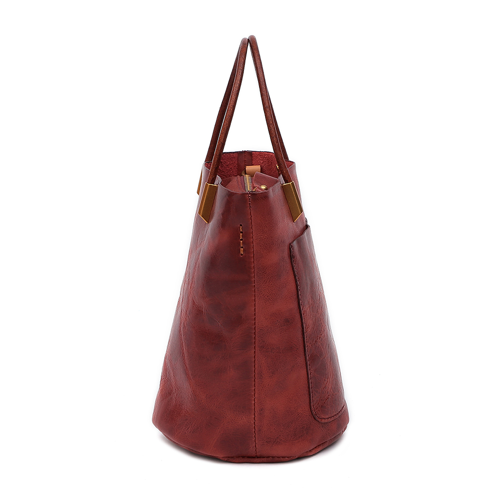 High-Quality Classic Genuine Leather Women's Totebag - Timeless Elegance and Durability