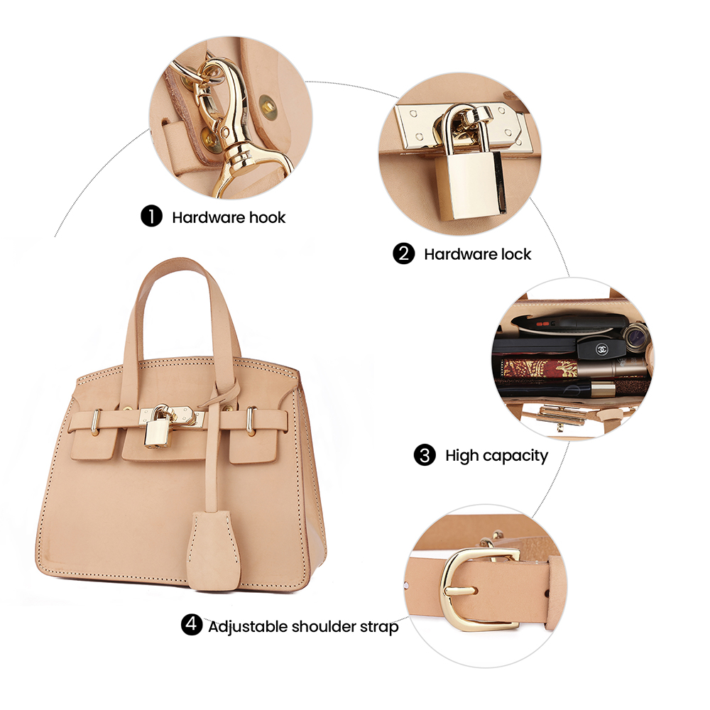 Luxury High-End Genuine Leather Handbag for Women - The Epitome of Elegance