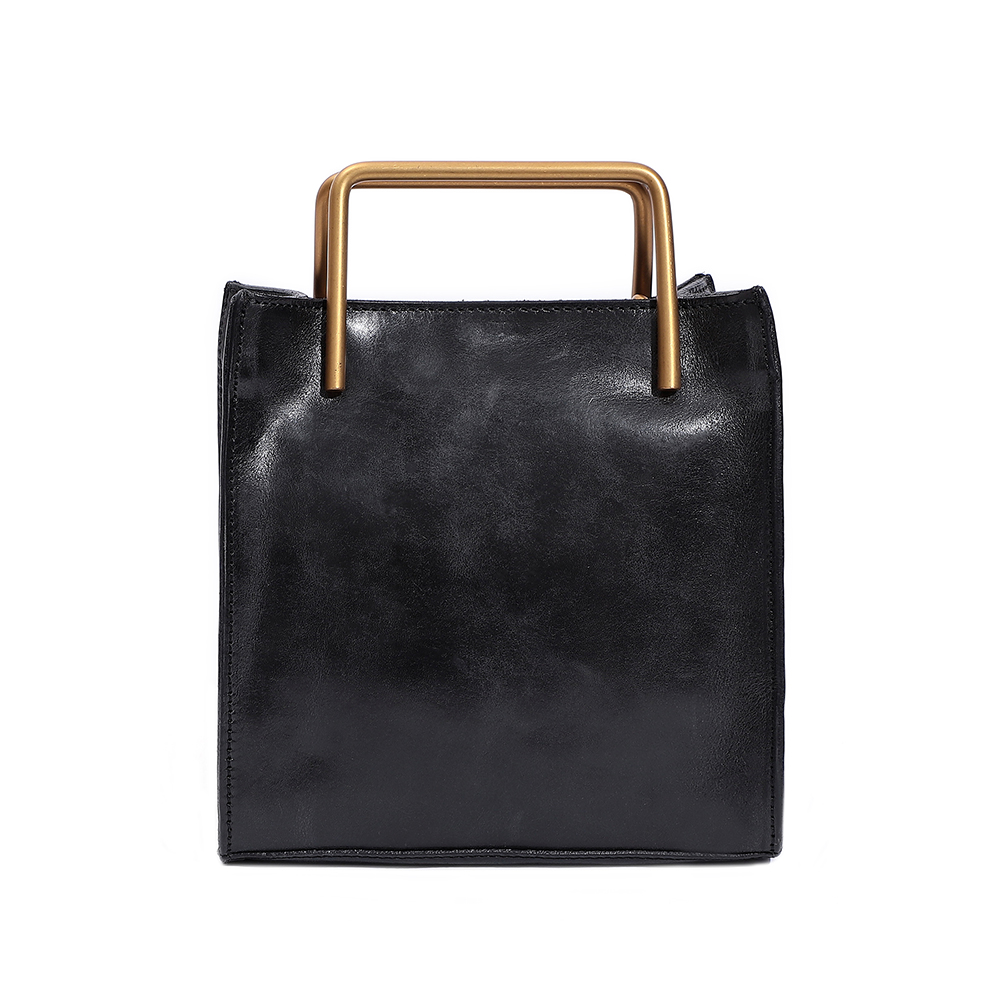 Durable and Elegant Genuine Cowhide Leather Handbag - Timeless Luxury for Women